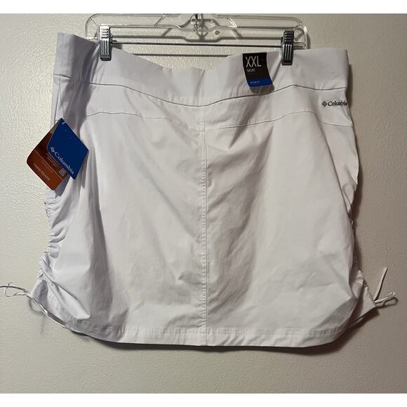 New Columbia Skort Skirt White UPF 50 Omni-Shade Women’s Size XXL Onmi-Shield - Picture 6 of 13